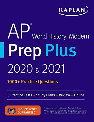 9781506248127: AP World History Modern Prep Plus 2020 & 2021: 5 Practice Tests + Study Plans + Review + Online: 5 Practice Tests + Study Plans + Review Notes + Online Resources (Kaplan Test Prep)