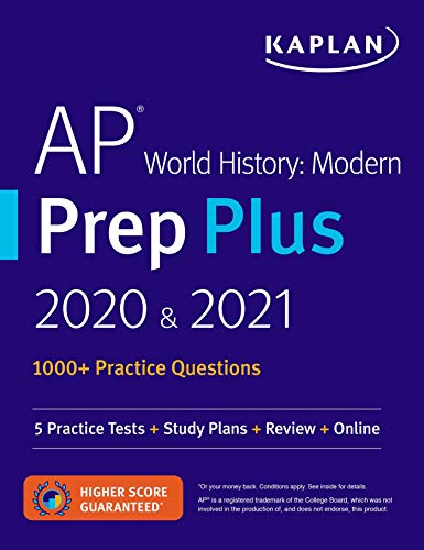 9781506248127: AP World History Modern Prep Plus 2020 & 2021: 5 Practice Tests + Study Plans + Review + Online (Kaplan Test Prep)