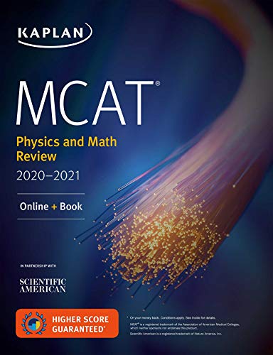 9781506248813: MCAT Physics and Math Review 2020-2021: Online + Book (Kaplan Test Prep)