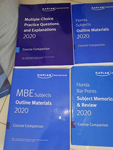 Stock image for Full Book Set of Kaplan 2019 Bar Review Course for sale by Jenson Books Inc