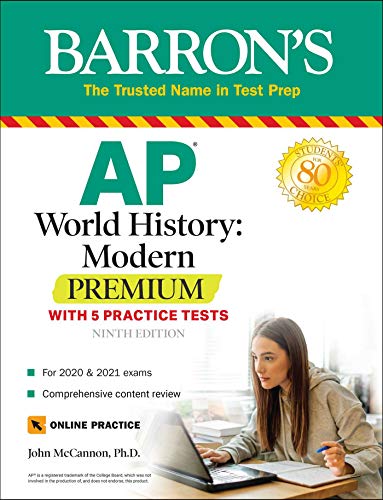 Imagen de archivo de AP World History: Modern Premium: With 5 Practice Tests a la venta por ThriftBooks-Atlanta