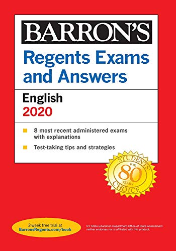 Beispielbild fr Regents Exams and Answers: English 2020 zum Verkauf von Better World Books