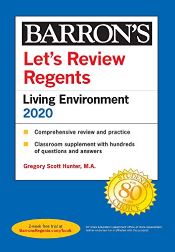 Imagen de archivo de Let's Review Regents: Living Environment 2020 a la venta por ThriftBooks-Atlanta