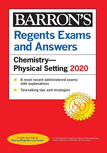 9781506253954: Regents Exams and Answers: Chemistry--Physical Setting 2020 (Barron's Regents Exams and Answers)
