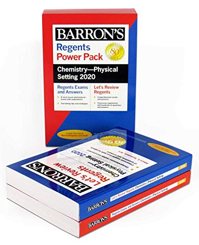 9781506253978: Regents Chemistry--Physical Setting Power Pack 2020 (Barron's Regents NY)