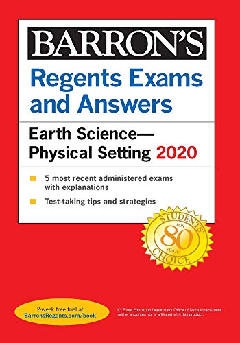 Beispielbild fr Regents Exams and Answers: Earth Science--Physical Setting 2020 zum Verkauf von Better World Books