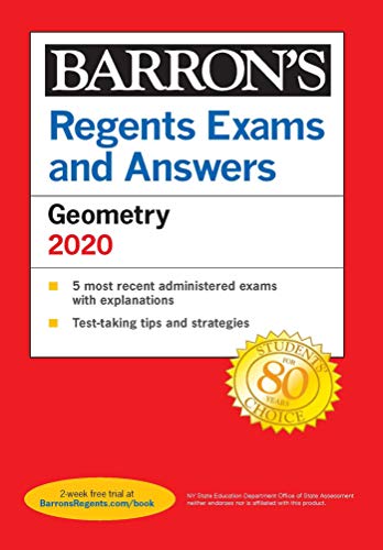 Beispielbild fr Regents Exams and Answers: Geometry 2020 zum Verkauf von Better World Books