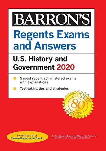 Stock image for Regents Exams and Answers: U.S. History and Government 2020 (Barron's Regents NY) for sale by ZBK Books