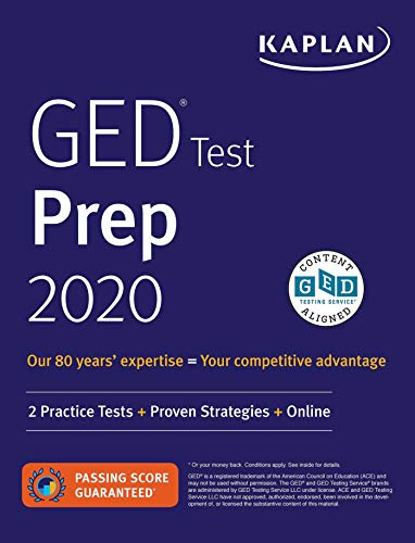 Stock image for GED Test Prep 2020: 2 Practice Tests + Proven Strategies + Online (Kaplan Test Prep) for sale by Books for Life