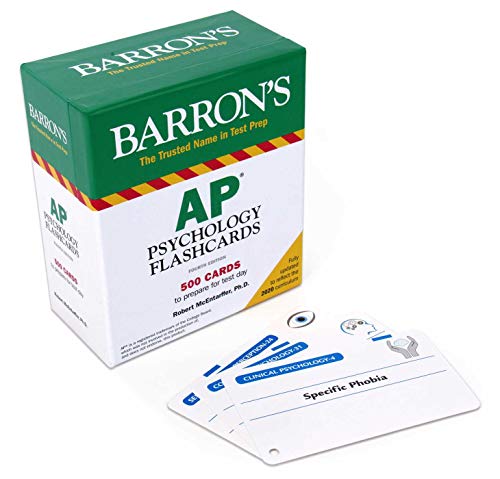 Imagen de archivo de AP Psychology Flashcards (Barron's Test Prep) a la venta por HPB-Emerald