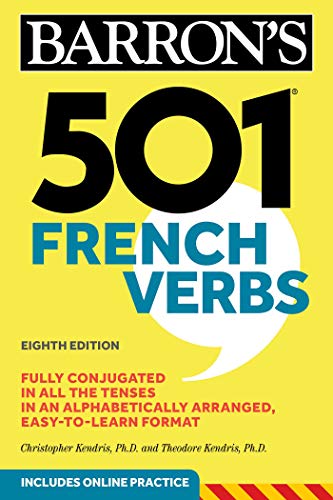 Stock image for 501 French Verbs, Eighth Edition (Barrons 501 Verbs) (French Edition) for sale by Goodwill of Colorado