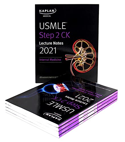 Stock image for USMLE Step 2 CK Lecture Notes 2021: 5-book set Kaplan Medical for sale by Vintage Book Shoppe