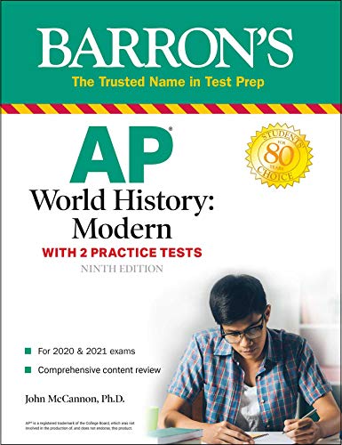 Imagen de archivo de AP World History: Modern: With 2 Practice Tests (Barron's Test Prep) a la venta por medimops