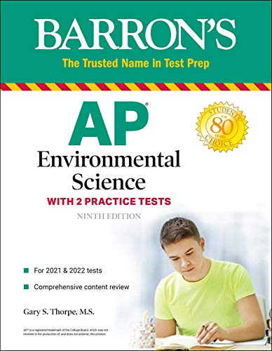 9781506262062: AP Environmental Science: With 2 Practice Tests (Barron's Test Prep)