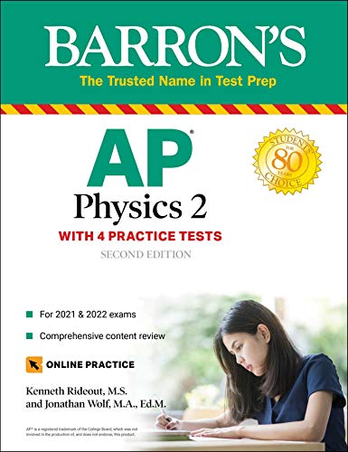 Imagen de archivo de AP Physics 2: 4 Practice Tests + Comprehensive Review + Online Practice a la venta por ThriftBooks-Atlanta