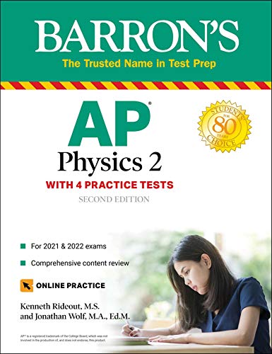 Stock image for AP Physics 2: 4 Practice Tests + Comprehensive Review + Online Pr for sale by Hawking Books