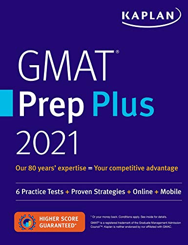 9781506262376: GMAT Prep Plus 2021: 6 Practice Tests + Proven Strategies + Online + Mobile (Kaplan Test Prep)