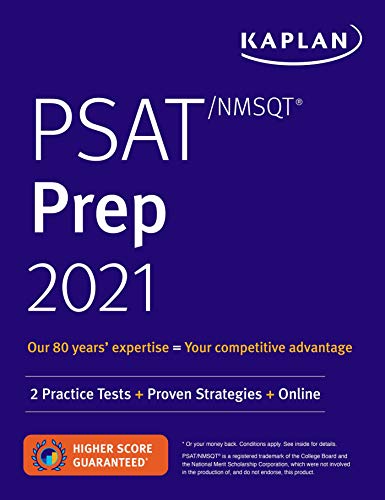 Stock image for PSAT/NMSQT Prep 2021: 2 Practice Tests + Proven Strategies + Online (Kaplan Test Prep) for sale by Your Online Bookstore