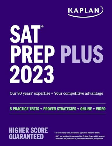 9781506262673: Kaplan SAT Prep Plus 2021: 5 Practice Tests + Proven Strategies + Online + Video
