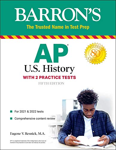 Imagen de archivo de AP US History: With 2 Practice Tests (Barron's Test Prep) a la venta por SecondSale