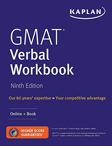 9781506263533: GMAT Verbal Workbook: Over 200 Practice Questions + Online (Kaplan Test Prep)