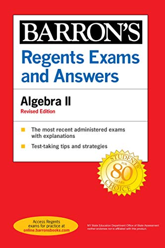 Stock image for Regents Exams and Answers: Algebra II Revised Edition (Barrons Regents NY) for sale by Bulk Book Warehouse