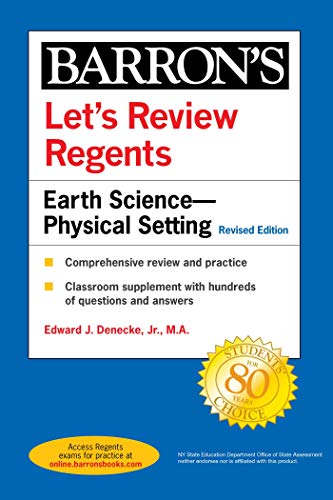 9781506264646: Let's Review Regents: Earth Science--Physical Setting Revised Edition: Earth Science Physical Setting 2021 (Barron's Regents NY)