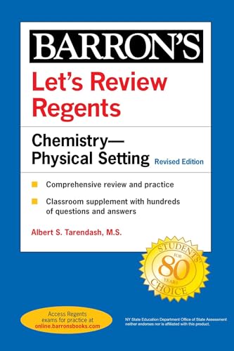 9781506264691: Let's Review Regents: Chemistry--Physical Setting Revised Edition (Barron's Regents NY)