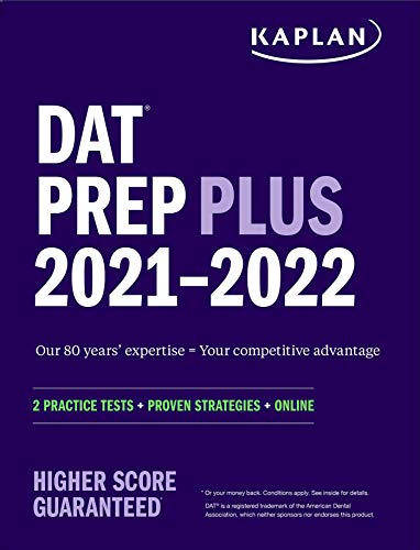 Stock image for DAT Prep Plus 2021-2022: 2 Practice Tests Online + Proven Strategies (Kaplan Test Prep) for sale by HPB-Red