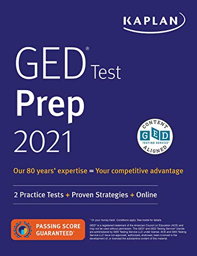 Stock image for GED Test Prep 2021: 2 Practice Tests + Proven Strategies + Online (Kaplan Test Prep) for sale by Zoom Books Company