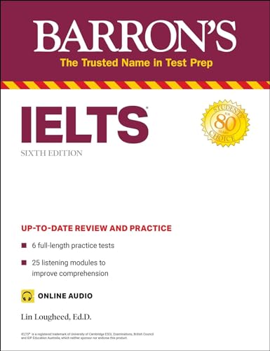 Imagen de archivo de IELTS (with Online Audio) (Barron's Test Prep) a la venta por SecondSale