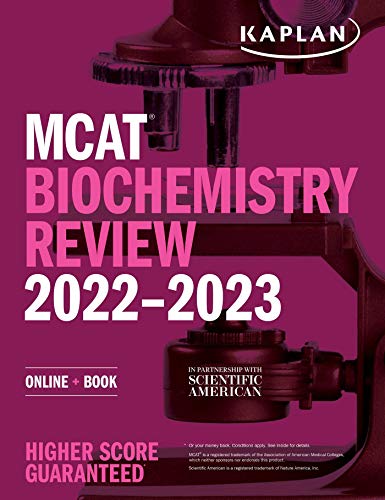 Imagen de archivo de MCAT Biochemistry Review 2022-2023: Online + Book (Kaplan Test Prep) a la venta por GF Books, Inc.