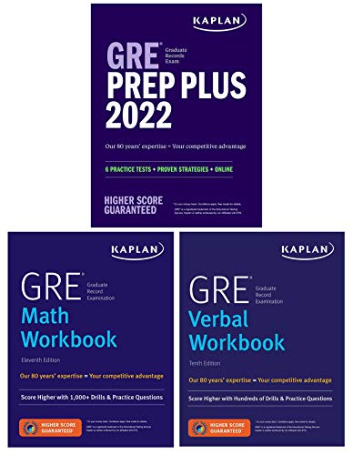 Stock image for GRE Complete 2022: 3-Book Set: 6 Practice Tests + Proven Strategies + Online (Kaplan Test Prep) for sale by Book Deals
