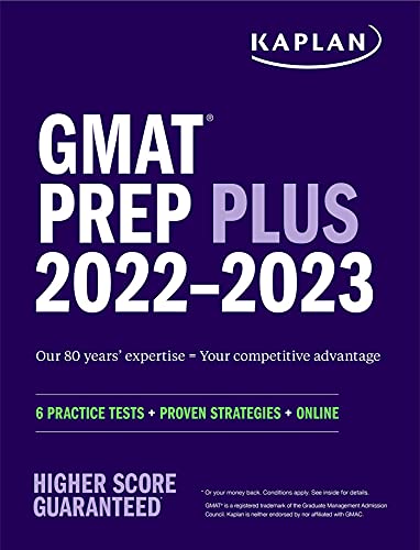 9781506277233: GMAT Prep Plus 2022–2023: 6 Practice Tests + Proven Strategies + Online (Kaplan Test Prep)