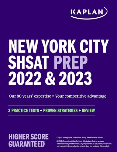 Stock image for New York City Shsat Prep 2022 & 2023: 3 Practice Tests + Proven Strategies + Review for sale by ThriftBooks-Dallas