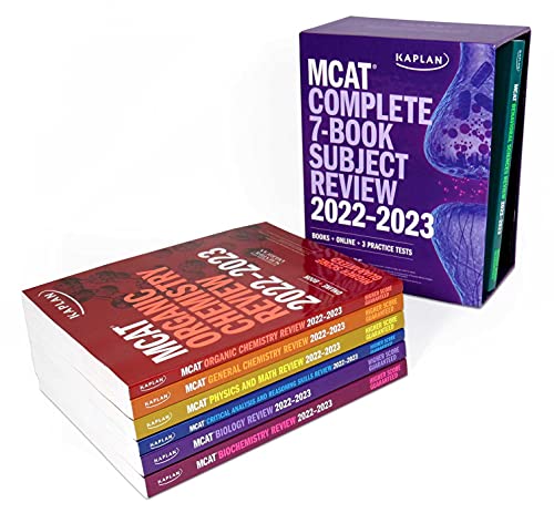 MCAT Complete 7-Book Subject Review 2022â"-2023: Books + Online + 3 Practice Tests (Kaplan Test Prep)
