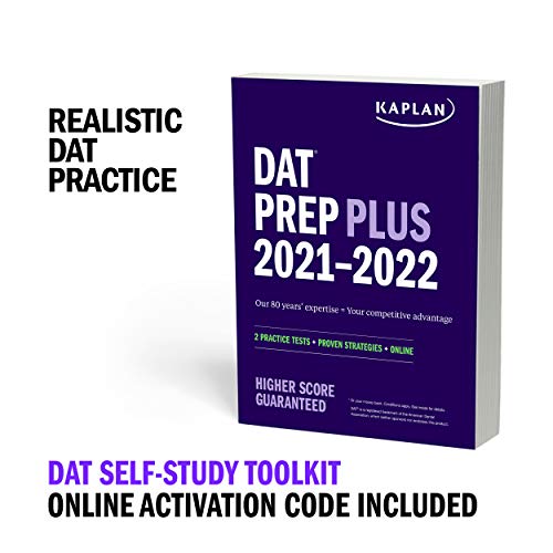 Stock image for DAT Self-Study Toolkit 2021?2022: DAT Prep Plus Book + 4 Practice Tests + Qbank (Kaplan Test Prep) for sale by GF Books, Inc.