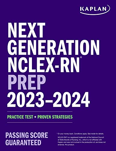 9781506280264: Next Generation NCLEX-RN Prep 2023-2024: Practice Test + Proven Strategies (Kaplan Test Prep)