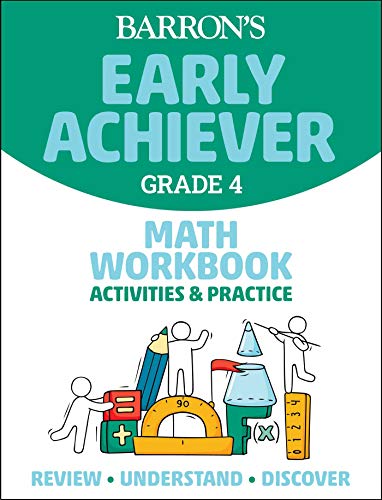 Beispielbild fr Barron's Early Achiever Grade 4, Math Workbook: Activities & Practice zum Verkauf von Revaluation Books