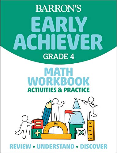 Stock image for Barron's Early Achiever Grade 4, Math Workbook: Activities & Practice for sale by Revaluation Books