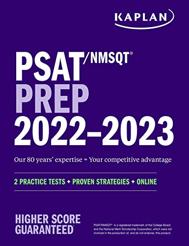 Beispielbild fr PSAT/NMSQT Prep 2022-2023 with 2 Full Length Practice Tests, 2000+ Practice Questions, End of Chapter Quizzes, and Online Video Chapters, Quizzes, and Video Coaching (Kaplan Test Prep) zum Verkauf von Dream Books Co.