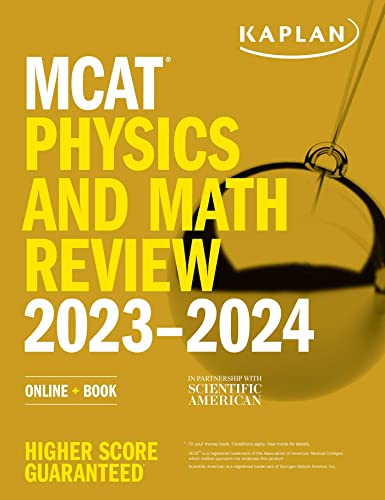 9781506283111: MCAT Physics and Math Review 2023-2024: Online + Book (Kaplan Test Prep)