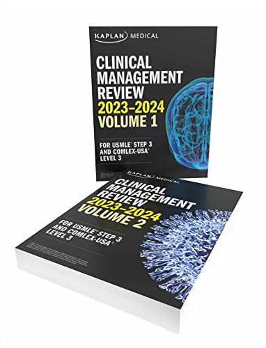 Beispielbild fr Clinical Management Complete 2-Book Subject Review 2023-2024: Lecture Notes for USMLE Step 3 and COMLEX-USA Level 3 (USMLE Prep) zum Verkauf von BooksRun
