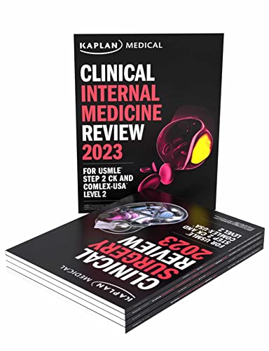Beispielbild fr Clinical Medicine Complete 5-Book Subject Review 2023: Lecture Notes for USMLE Step 2 CK and COMLEX-USA Level 2 (Kaplan Test Prep) zum Verkauf von BooksRun