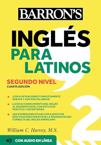 Stock image for Ingles Para Latinos, Level 2 + Online Audio (Barrons Foreign Language Guides) for sale by Lakeside Books