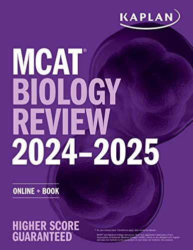 MCAT Biology Review 2024-2025: Online + Book