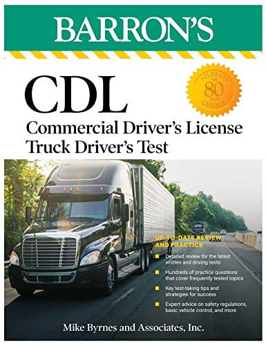 9781506287638: Barron's Cdl Commercial Driver's License Truck Driver's Test: Comprehensive Subject Review + Practice