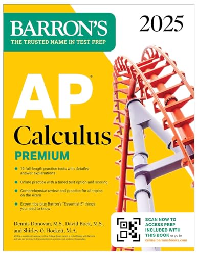 Beispielbild fr AP Calculus Premium, 2024: 12 Practice Tests + Comprehensive Review + Online Practice (Barron's AP Prep) zum Verkauf von BooksRun