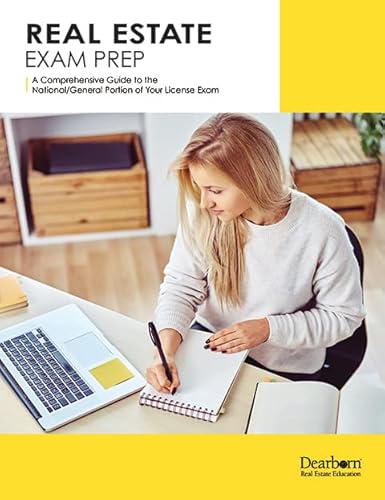 Stock image for Real Estate Exam Prep: A Comprehensive Guide to the National/General Portion of Your License Exam: Includes Practice Exams and Review Questions (Dearborn Real Estate Education) for sale by HPB-Red