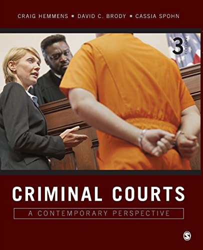 Beispielbild fr Criminal Courts : A Contemporary Perspective zum Verkauf von Better World Books